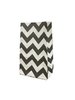 Zakken zwart 13x8x22.5cm p/5st chevron blokbodem paperbag