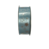 Lint blauw 25mm sterren p/2mtr satijn 