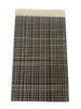 Zakken grijs ruit 12x19cm p/25st wit