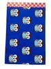 Zakken blauw uil 17x25cm p/10st