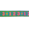 Lint 123  blauw/roze 40mm p/mtr spijker 