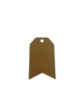 Labels kraft vlag met vaandel 3x5cm p/100st