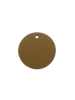 Labels rond 5cm p/5st kraft 