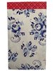 Zakken blauw/rood 12x19cm delftsblauw p/50st