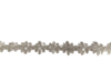 Lint wit gehaakte bloemen 19mm p/mtr