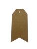 Labels kraft vlag met vaandel 4x9.5cm p/100st