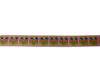Lint roze uil vleugel in vleugel 15mm p/m gewoven