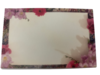 Kadolabels bloemenrand 5.7x8.9cm p/5st