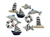 Decoratie Maritiem 4.5cm p/10st
