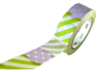 Masking tape lila patchwork 15mm p/10m