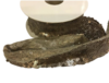 Lint taupe sequin pailletten 38mm p/mtr
