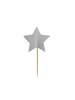 Prikker ster wit 8.5cm p/10st