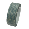 Masking tape grijs verticale mini chevron 15mm p/10m 