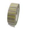 Masking tape groen/lila streep 15mm p/10m 