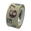 Masking tape bruin cijfers 20mm p/10m 