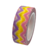 Masking tape roze/geel/paars indiaan 15mm p/10m 