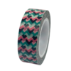 Masking tape wieber 15mm p/10m zwart/groen/roze