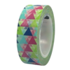 Masking tape driehoek 15mm p/10m 