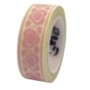 Masking tape lichtroze hart 15mm p/10m 