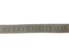 Lint grijs Merry christmas 25mm p/mtr