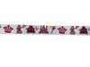 Lint wit koets kasteel en jurk 22mm p/m