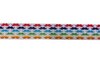 Lint wit regenboog snorren 22mm p/m