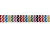Lint lila carrousel paardjes 22mm p/m