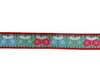 Lint blauw wanten 22mm p/m rood/groen