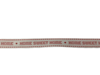 Lint wit home sweet home rood 15mm p/mtr
