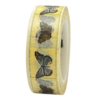 Masking tape geel vlinders 15mm p/10m 
