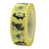 Masking tape geel pinguin 15mm p/10m 