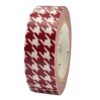Masking tape rood pepita 15mm p/10m 