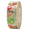 Masking tape apestaartje multikleur 15mm p/10m