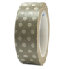 Masking tape goud/taupe stip 15mm p/10m 