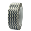 Masking tape grijs chevron 15mm p/10m 