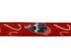Lint rood piet 25mm p/m met touw sinterklaas