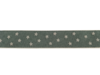 Lint groen ster 25mm p/mtr Tweed 