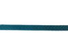 Lint turquoise chevron stripes 10mm p/mtr metallic