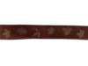 Lint bruin herfstbladeren 22mm p/mtr katoen