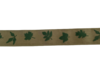 Lint groen herfstbladeren 22mm p/mtr katoen