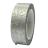 Masking tape zilver gerbera 15mm p/10m 
