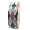 Masking tape groen/roze ruit 15mm p/10m