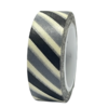 Masking tape zwart/grijs streep 15mm p/10m 