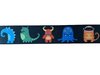 Lint zwart monsters 22mm p/m