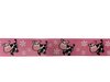 Lint fuchsia koe en bloemen 22mm p/m