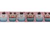 Lint roze sneeuwpop/eland cupcake 22mm p/m