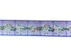 Lint lila carrousel paardjes 22mm p/m