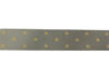 Lint grijs 25mm p/mtr Lumiere riblint stip