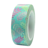 Masking tape blauw/paars veren 15mm p/10m 