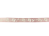 Lint roze baby 15mm p/mtr satijn blokken 